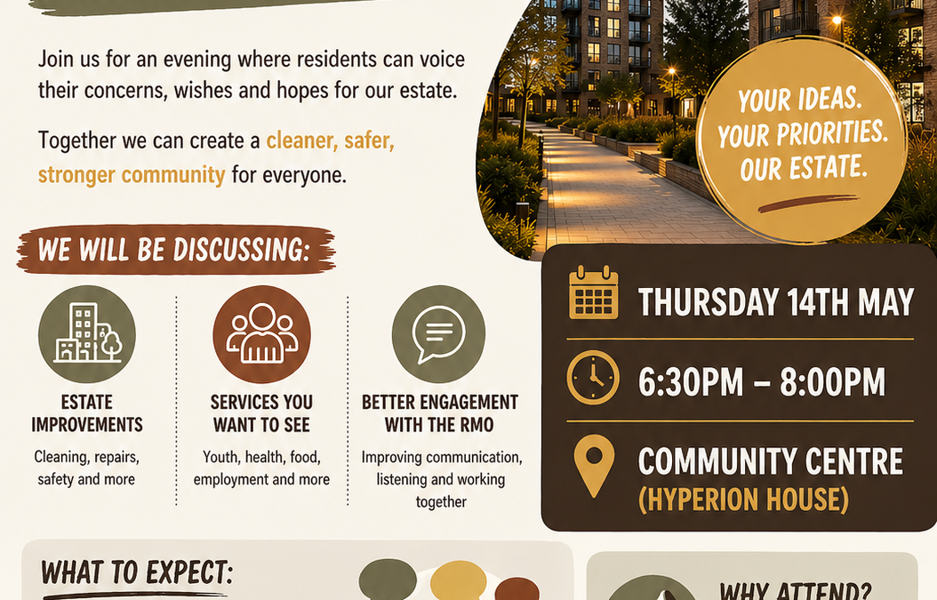 Your estate, your say: come and make yourself heard